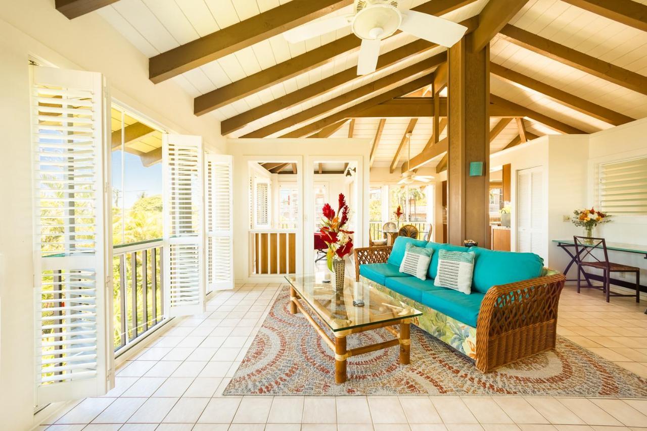Apartamento King Palm Ocean Views King Bed Walk To Free Wifi Parking Bbq Kailua-Kona